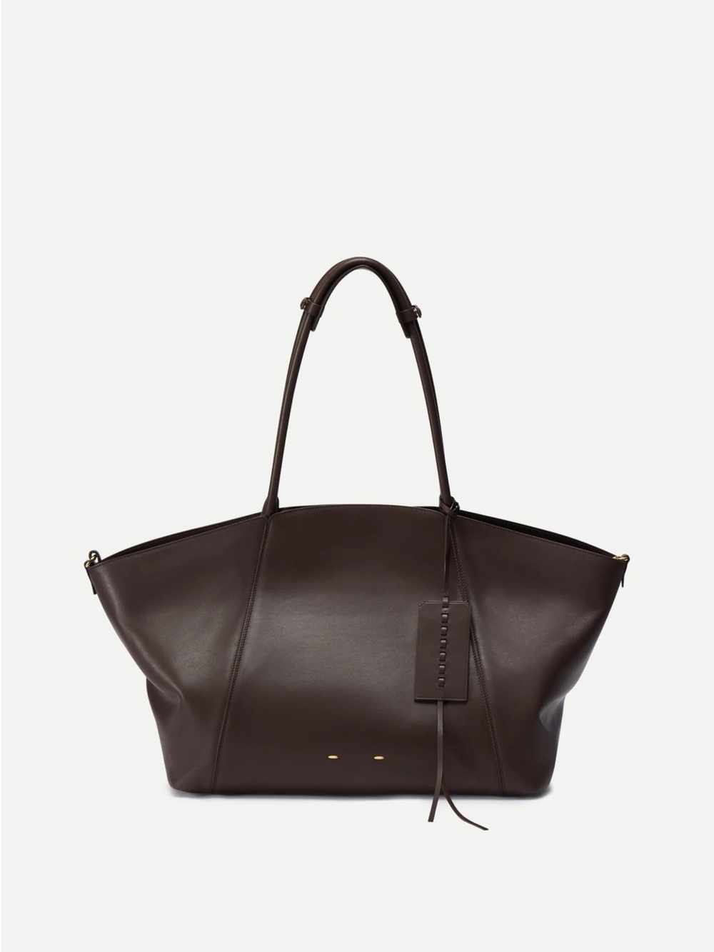Fabrique Brera Convertible Tote Bag Large Dutch Calfskin & Suede in Mocha & Tan